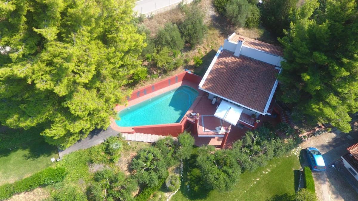 Villa Asterios Paliouri Exteriör bild
